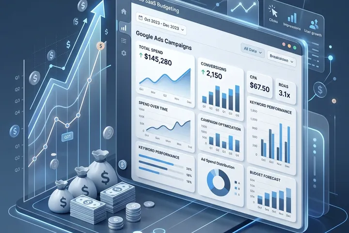 How Much Should B2B SaaS Spend on Google Ads? (2026 Guide)