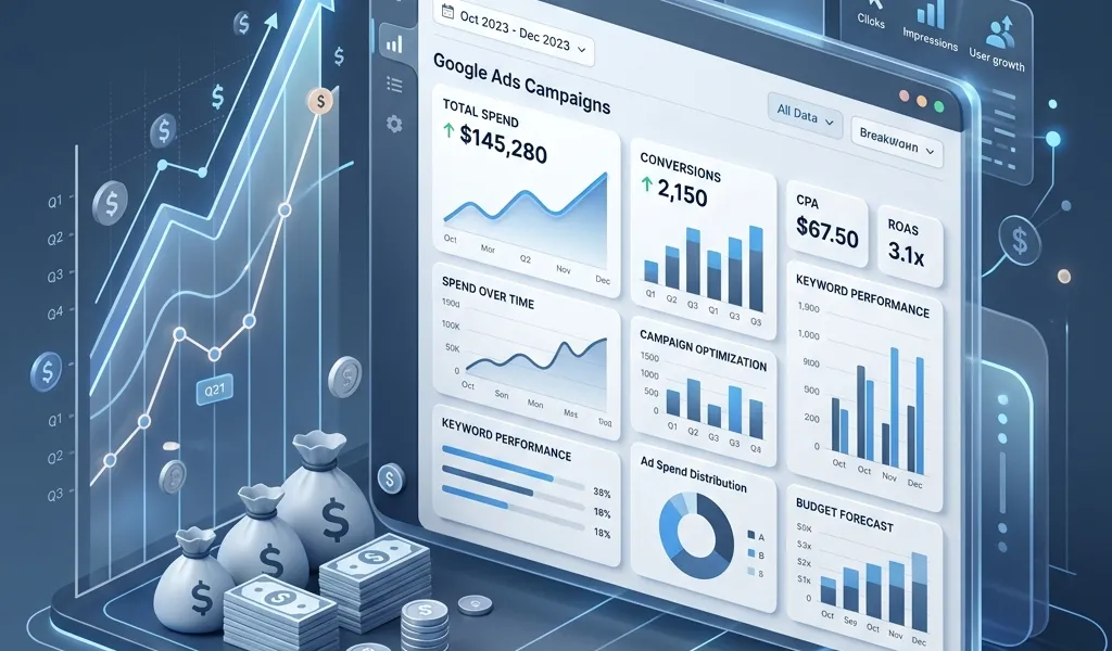 How Much Should B2B SaaS Spend on Google Ads? (2026 Guide)